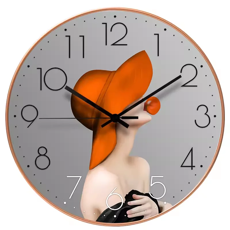 Classic Fancy Design Plastic Wall Clock for gifts