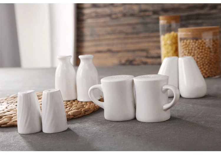 commercial ceramics alt pepper bottle hotel ceramic sauce bottles spice jar seasoning box for restaurant hotel