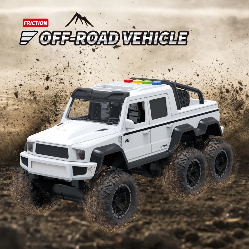 1:16 Off-Road Vehicle with  6 Wheel Drive Inertial Off-Road Vehicle best off road vehicles with light and music