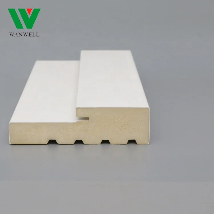 Door Wood Door Jamb WPC / PVC Wood Plastic Composite Door Frame