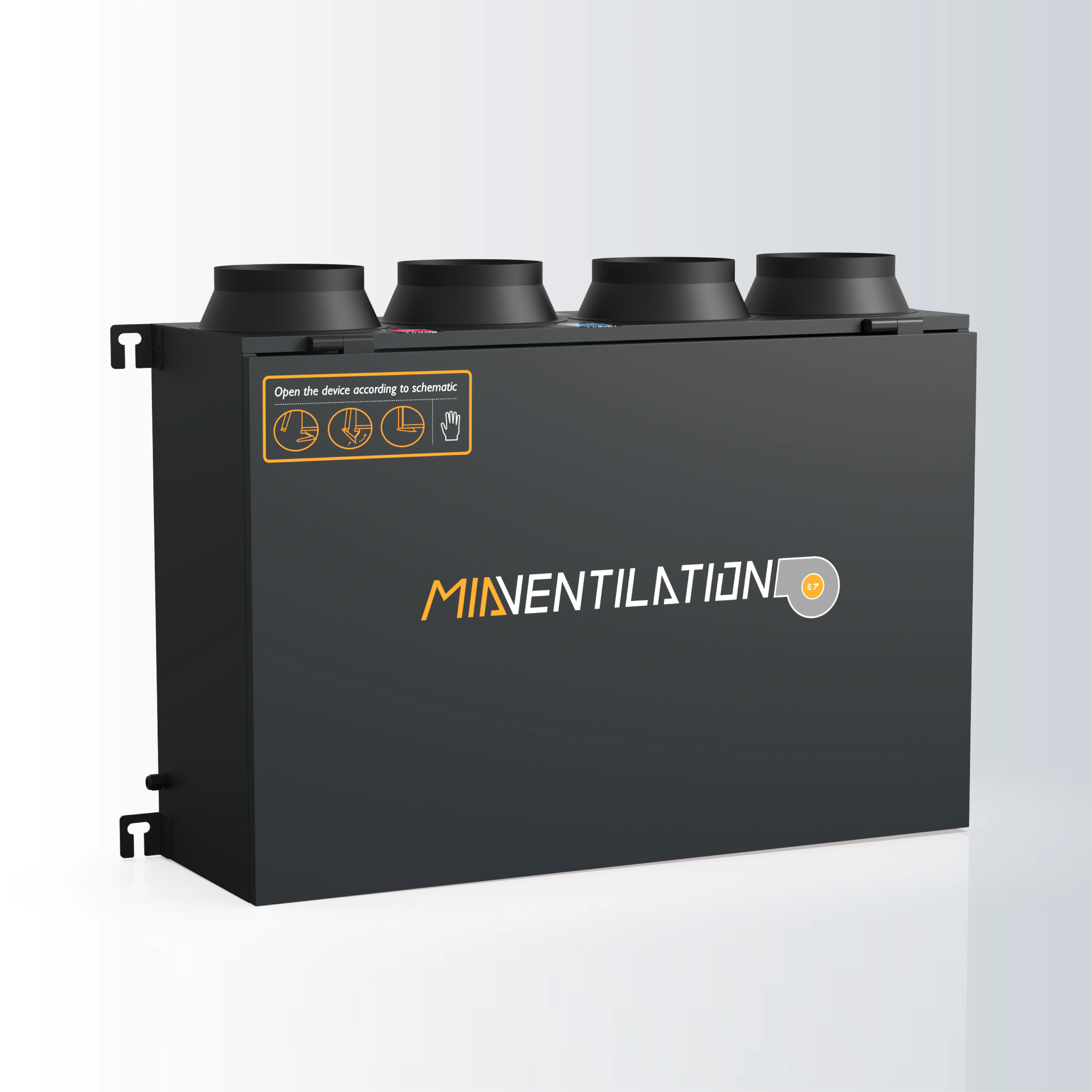 MIA Ceiling Mounted Integrated Air Distribution Box Erv Energy Recovery Ventilation Recuperator Ventilator