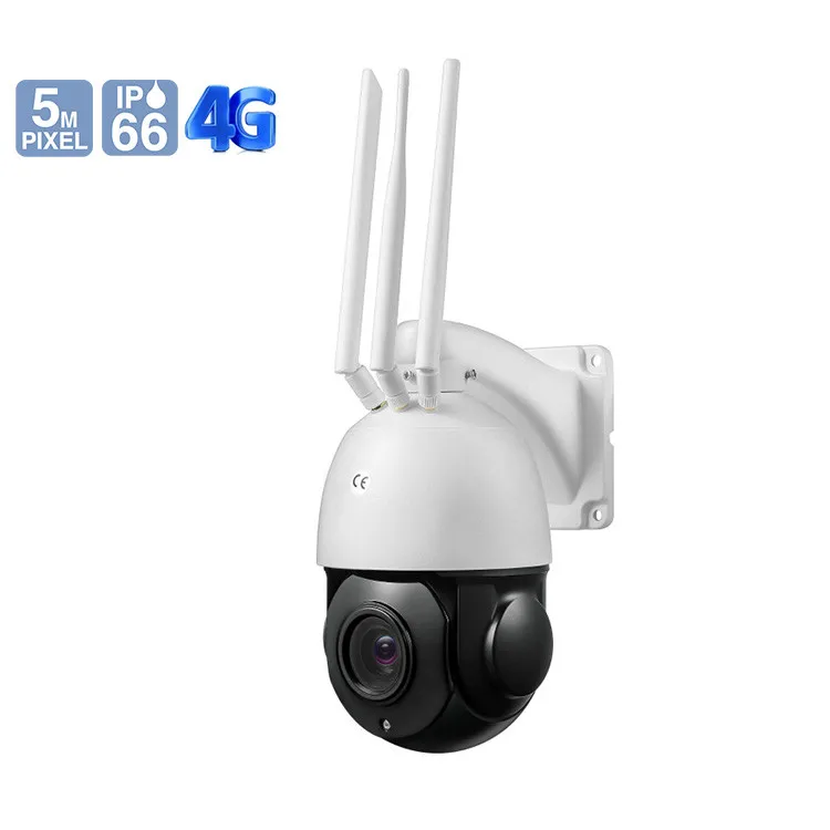 4G lte 30X motor zoom lens high speed dome ptz security camera outdoor ai auto tracking 5mp FHD ip camera long range cctv cam