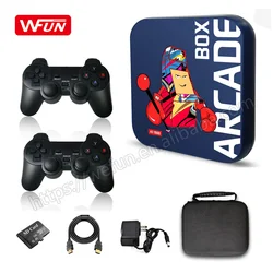 Double 2.4G Wireless Gamepads 3D Rocker HD 4K Video Game Arcade Box Console Built-in 33000 Retro Classic Games