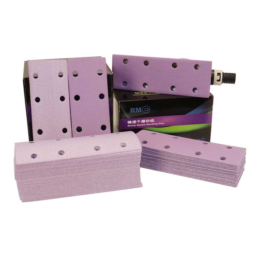 OEM/ODM Wholesale 70*198 mm abrasive aluminum oxide automotive sandpaper for car body