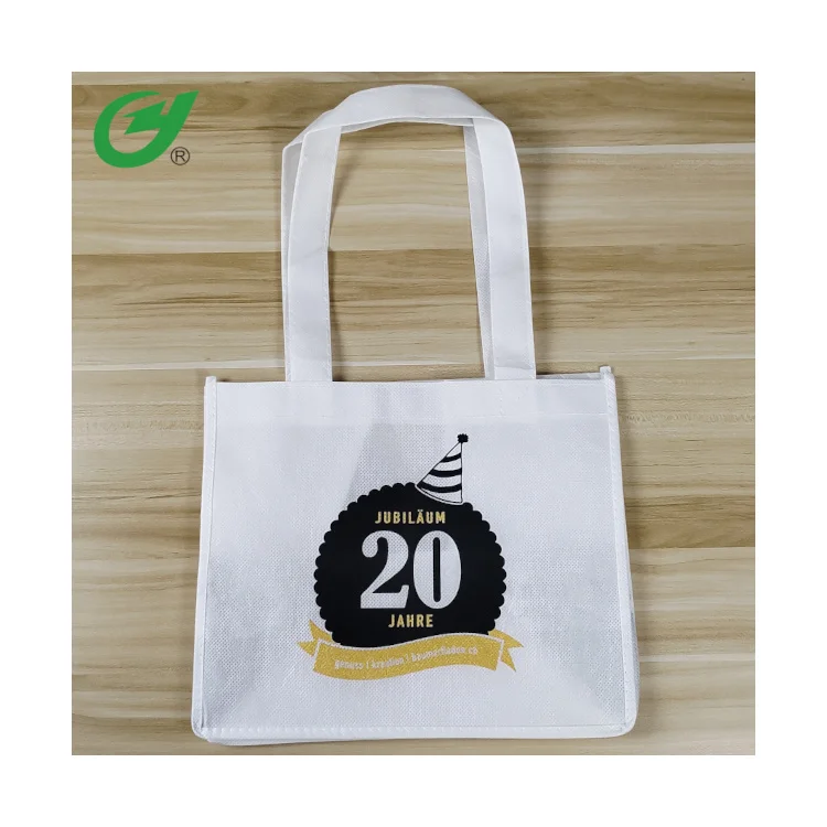
PLA Nonwoven Fabric Packaging Bags Custom Logo Biodegradable Compostable Shopping Bags 
