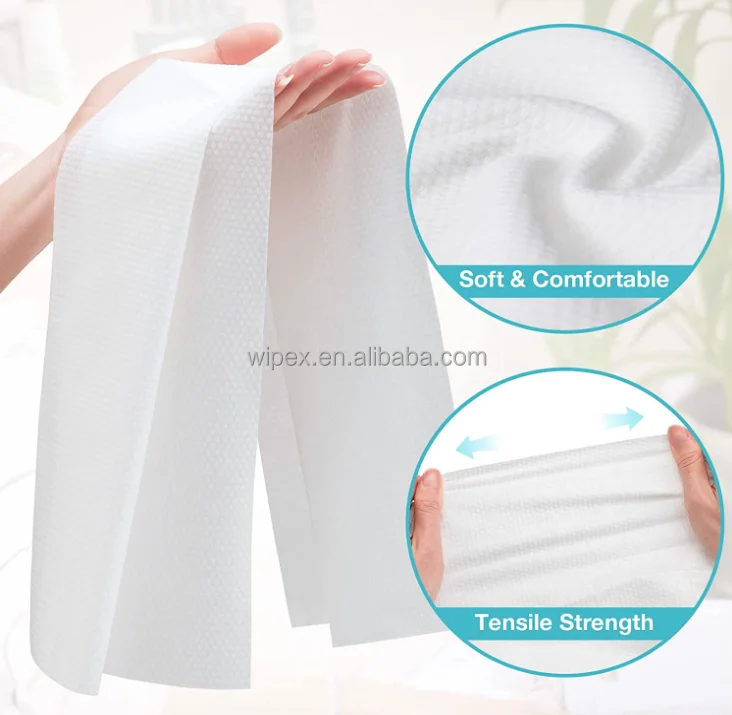 High Absorbency Spa Usage Dry Non-woven Wipe Rolls Disposable Portable Hair Towel Super Soft For Beauty Salon Towel
