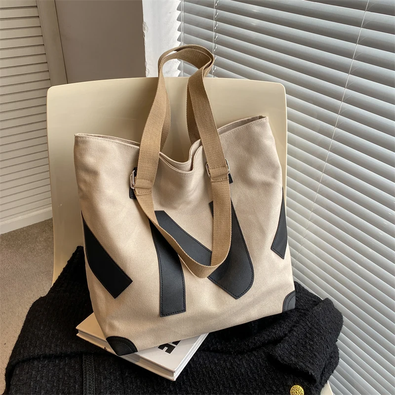 Promotion Beach Shopping Tote Bags With Custom Printed Logo Pocket Zipper Cotton Canvas Tote Bags For Women