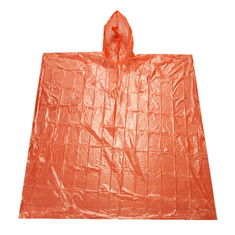 Custom Logo Emergency Poncho Transparent Disposable Waterproof Raincoat for Adults Cheap Plastic ponchos