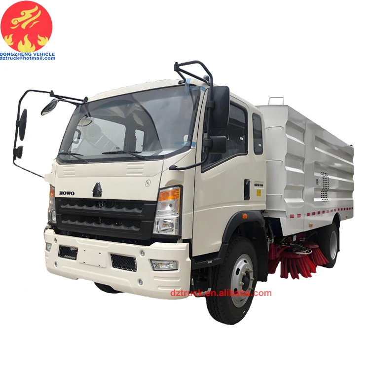 Sinotruck howo 4X2 LHD 6000L Вакуумная уборочная машина грузовик для уборки дорог продажа