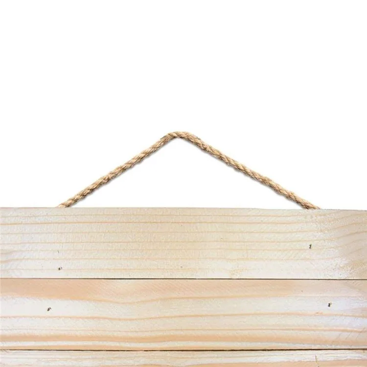 Party celebrate decorative natural color simple solid wood sign board