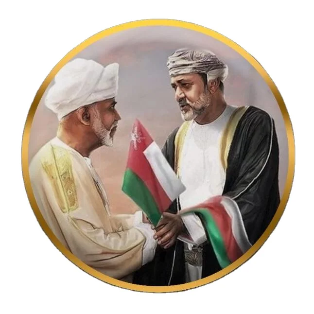 Конкурентоспособная цена 2020 Omani 50th national day корпоративные подарки круглые сультаны фото офсетная печать металлический магнитный