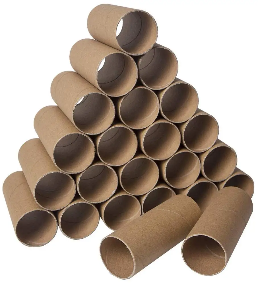 China Factory bath paper tube  Recyclable Tube Packaging Kraft Paper Packaging Toilet Paper Tube