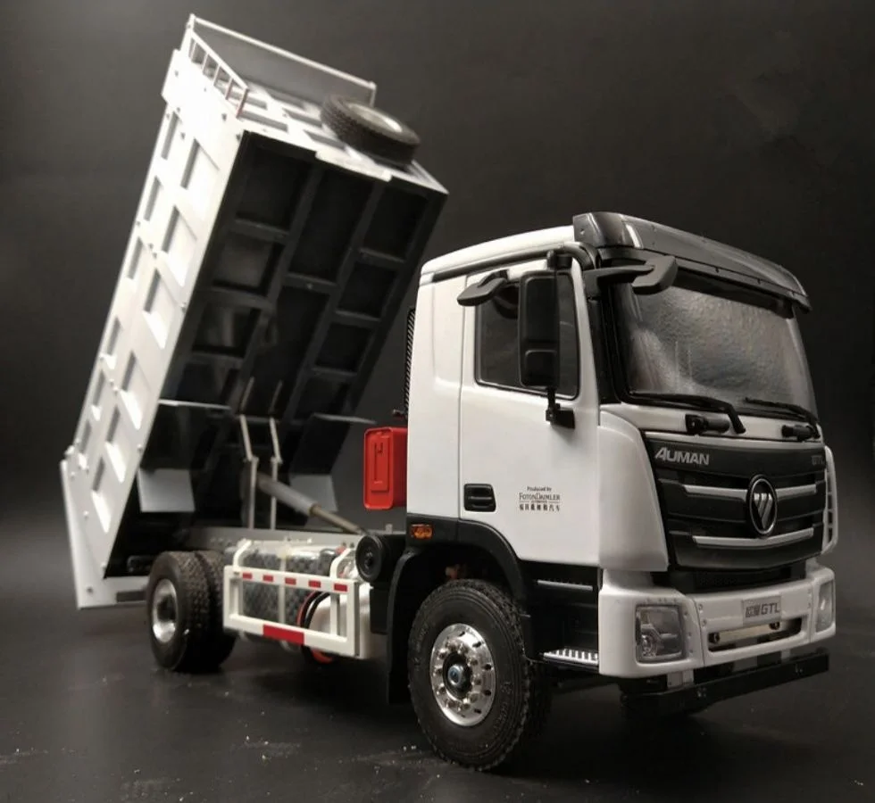 1:24  rc truck-1 / 24 rc truck all metal truck model Auman gtl4 * 2 4 * 4 dump truck