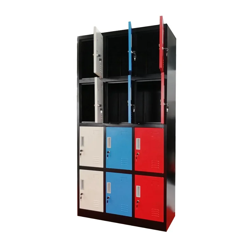 Secure and private school gym mall Cold rolled steel metal steel cabinet locker