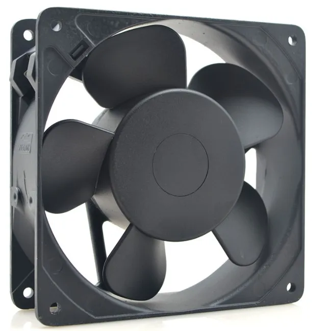 NMB 4715MS-22T-B50 120 X 120 X 38 MM 220V AC metal fan 14W 12CM 2600RPM Ball Bearing Cabinet Axial Cooling Fan