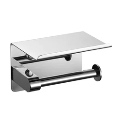 Bathroom stainless steel 304 multifunction wall toilet paper holder