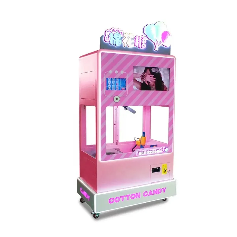 Commercial Use Fully Automatic Ce Approvedcotton Candy Vending Machine Floss Flower Vending Machine For Sale