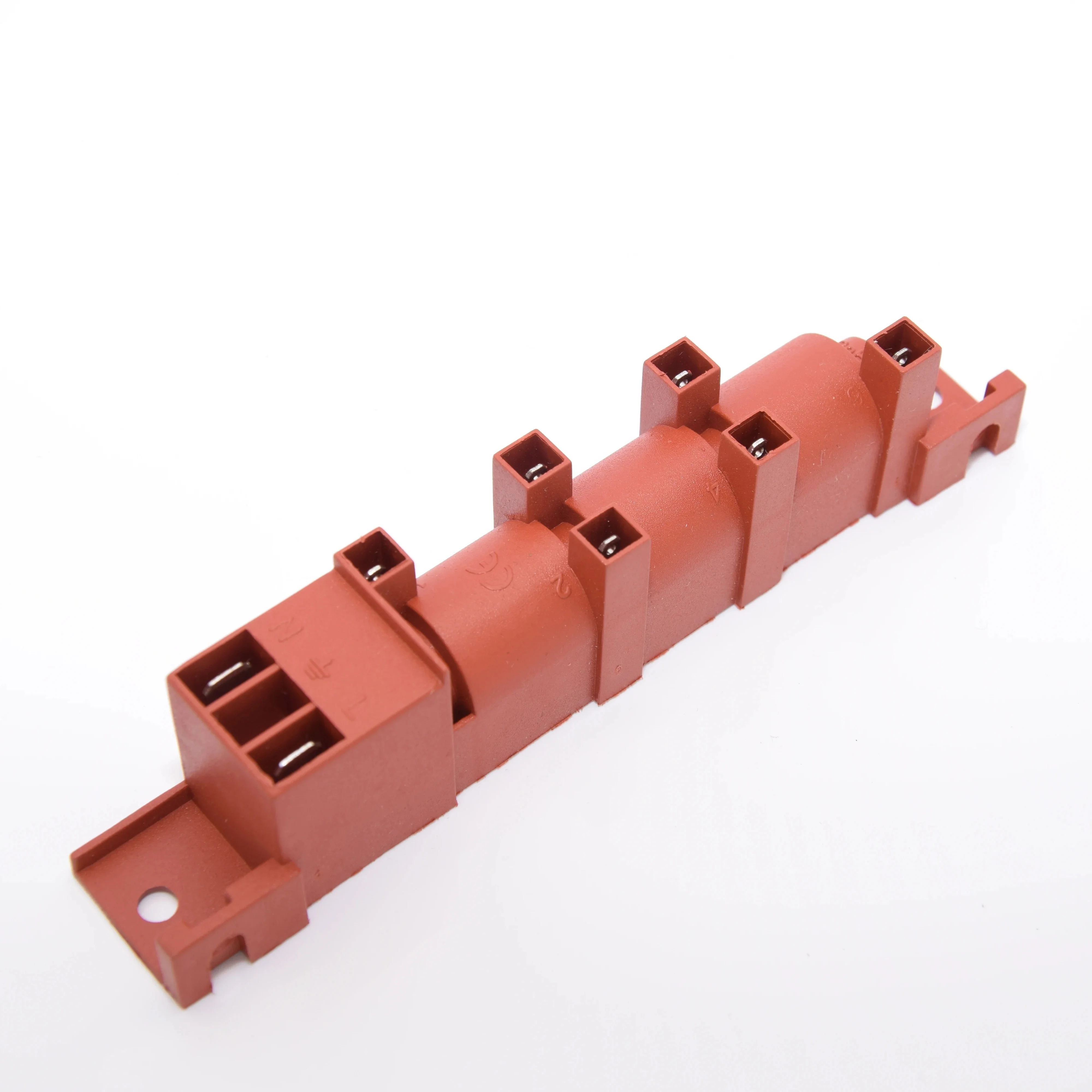 Four Terminals 6 Outlet Gas Stove Oven Coil Ignitor Parts Petroleum Gas/ Propane/ Butane Ignition Accessor Cooktop Parts