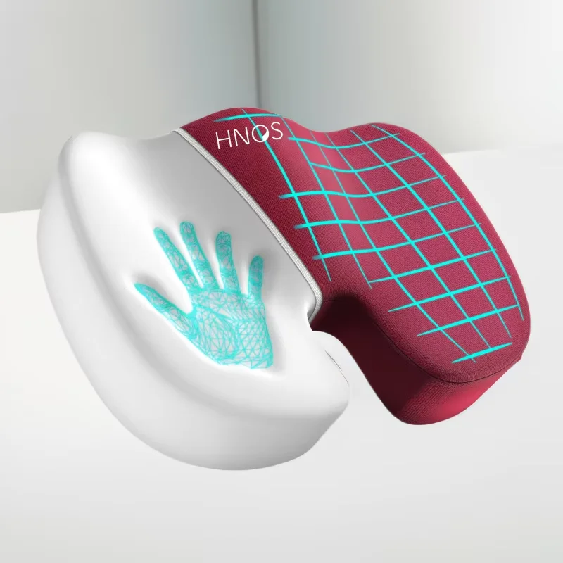 custom OEM ODM Korea red cheap coccyx seat cushion pads offical memory foam ergonomic cushion for wheelchair pregnant woman