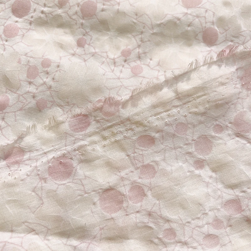 Cotton summer clothing fabric special process texture fabric