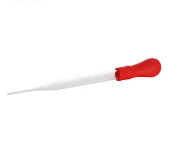 Tiandi Labs 100mm-200mm Glass Transfer Dropper Pipette With Red Rubber Cap