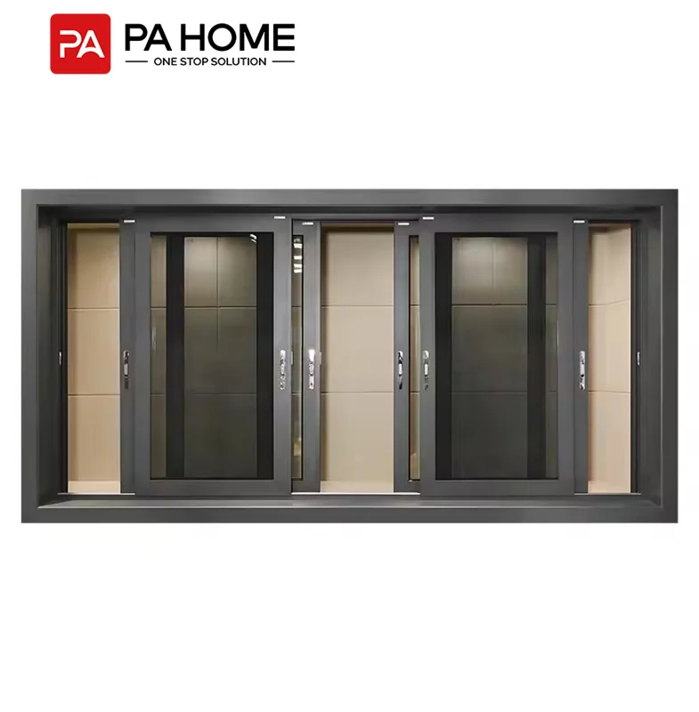 PA French Style Minimalist Residential Kitchen Sliding Door Windows For Pvc Windows And Doors