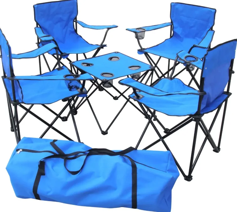 Wholesale Folding Picnic Chair Table And Chair Combination Outdoor Beach Fishing Table Combination