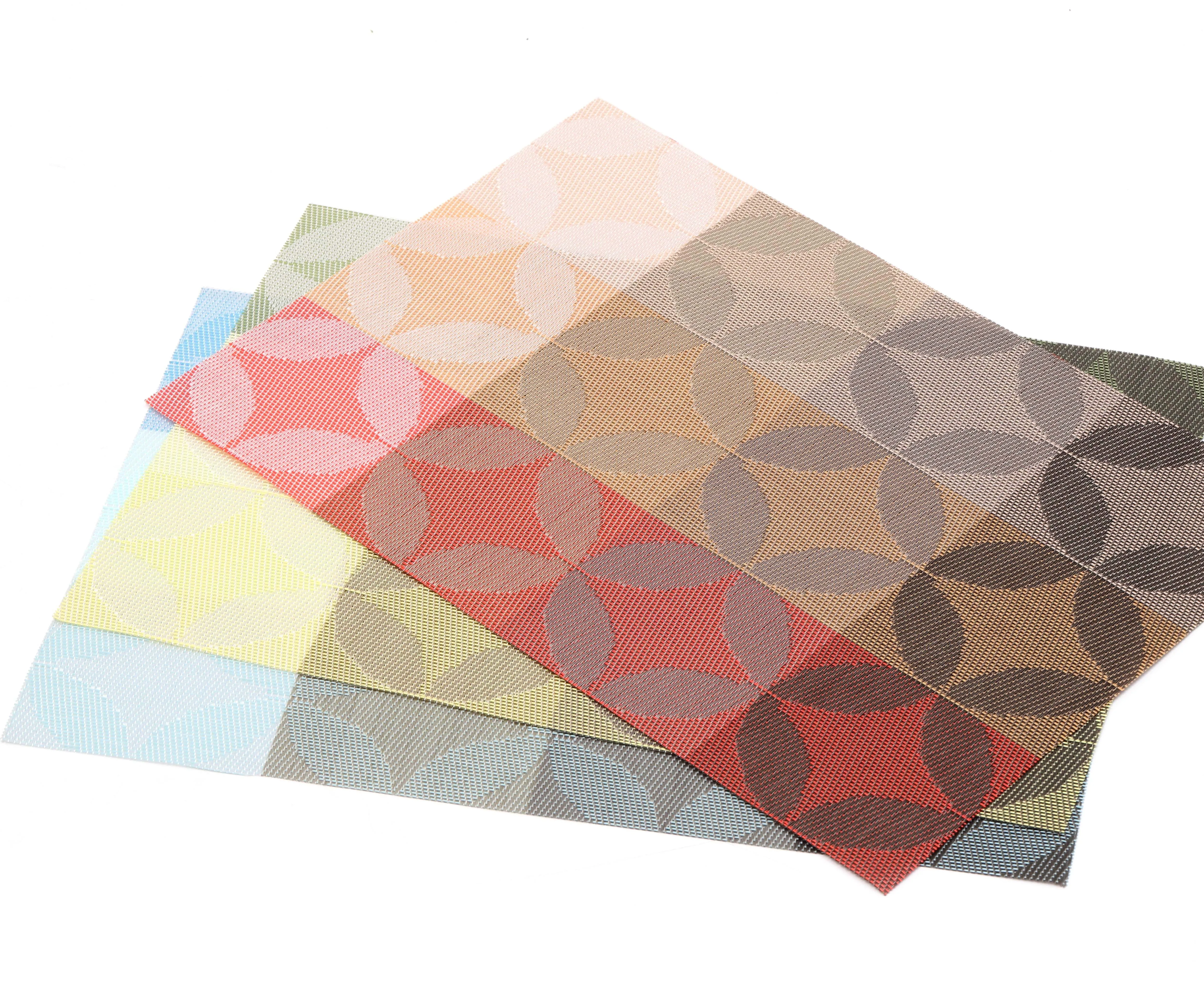 Doilies Pad Placemats Sets Dining Tables Silicon Mats Cloth Infant Rectangle Plastic Non Woven Wood Modern No Bad Smell Placemat