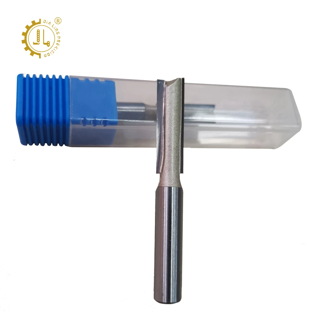 TCT Two Flutes Straight Bit Wood CNC Milling Cutter Endmill Carbide 2 Flute TCT Straight Router Bit