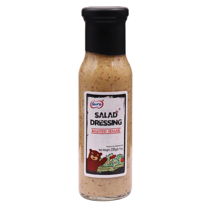 Wholesale 1.5L 1L Roasted Sesame Salad Dressing Sauce for Sushi  BRC-A BSCI IFS NON-GMO NON-MSG Japanese Sesame Salad Dressing