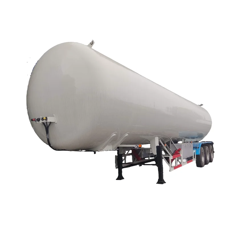 3 axles LPG tank transport 60000L for refilling cooking gas cylinder delivery semi trailer Manufacturer