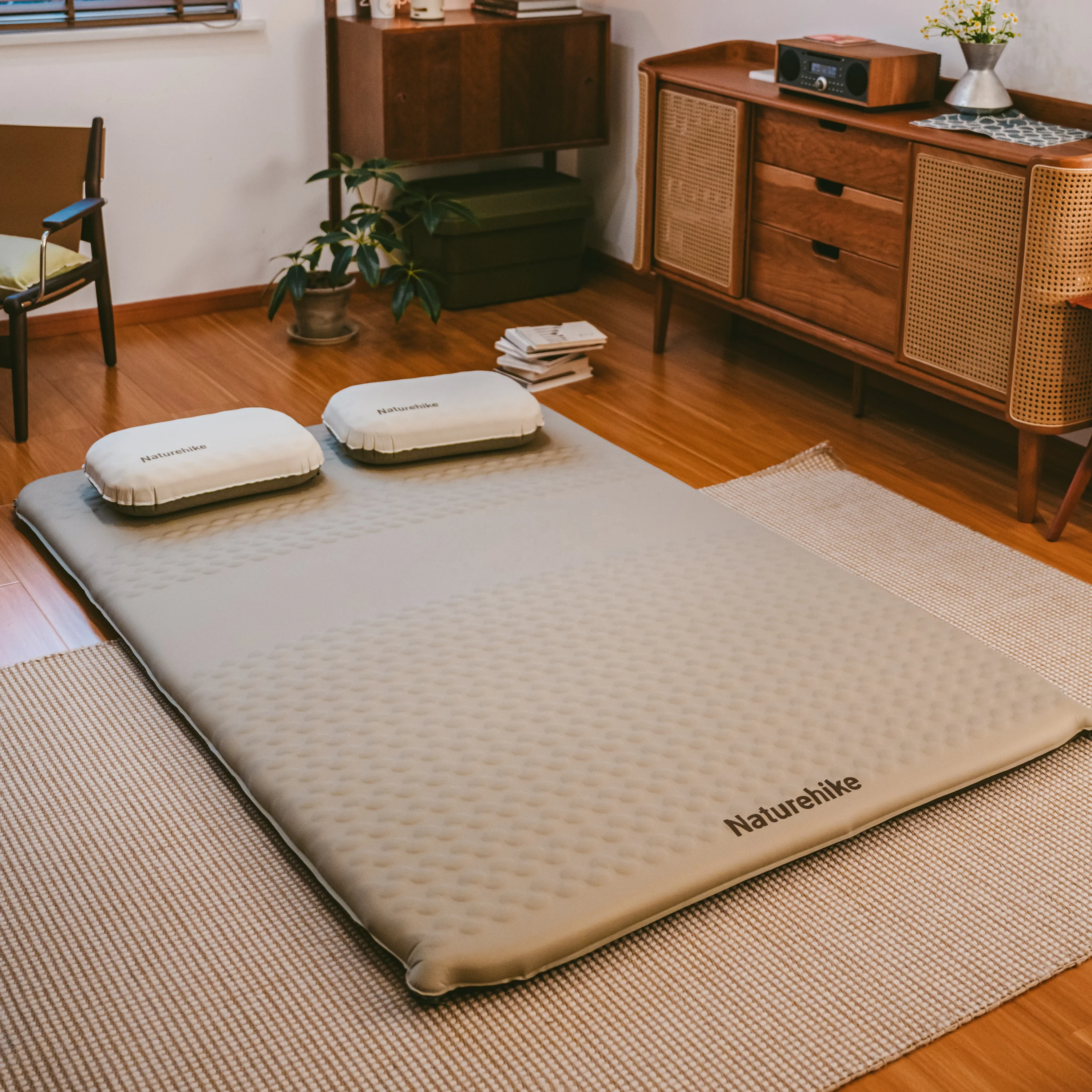 Naturehike Yu gu C6.5 Self-inflating sleeping mat soft Built-in Inflation Valve Thicken Outdoor Camping mattress