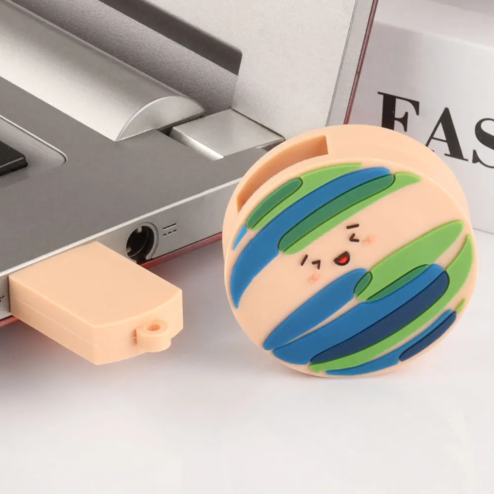 Customized Cartoon Shape USB 2.0 Pendrive Keychain USB 3.0 Astronaut Design Usb Flash Drives High Speed 4GB 8GB 16GB 32GB 64GB