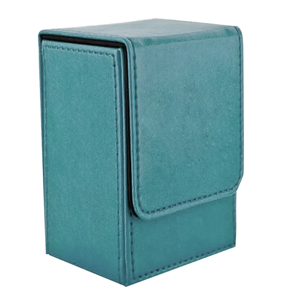 Wholesale Tarot Yugioh Cards Two Layers  Glossy Lamination Custom Plastic Leather Card Deck Boxes