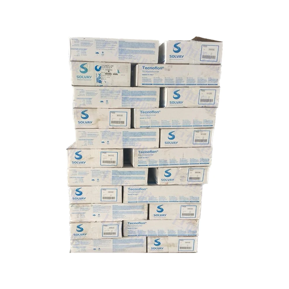 FKM rubber Tecnoflon P 757 SOLVAY Standard Peroxide-Curable Mooney viscosity 45 Shore A 71