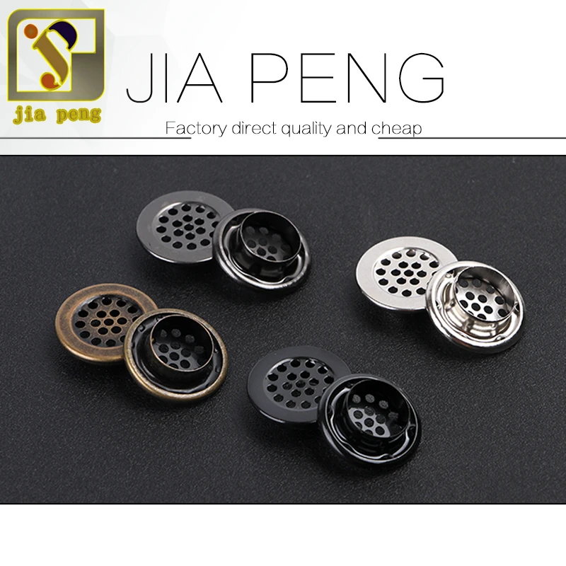 Wholesale High Quality Metal Mesh Eyelets Buckle AirHole Grommets Luggage Factory Direct