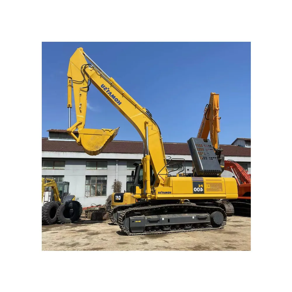 Komatsu гидравлический гусеничный экскаватор pumb 40 тонн PC 400-7 б/у дешевый низкая цена распродажа в Шанхае Китай
