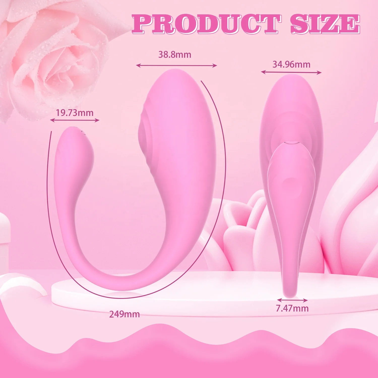 New Design Vibrador Mini Love Vibrating Egg Wireless Remote Control Jump Egg Vibrator For Woman Masturbate Vibrator