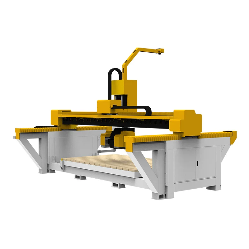CNC 5 axis stone bridge saw 45 degree stone cutting machine for marble granite sandstone