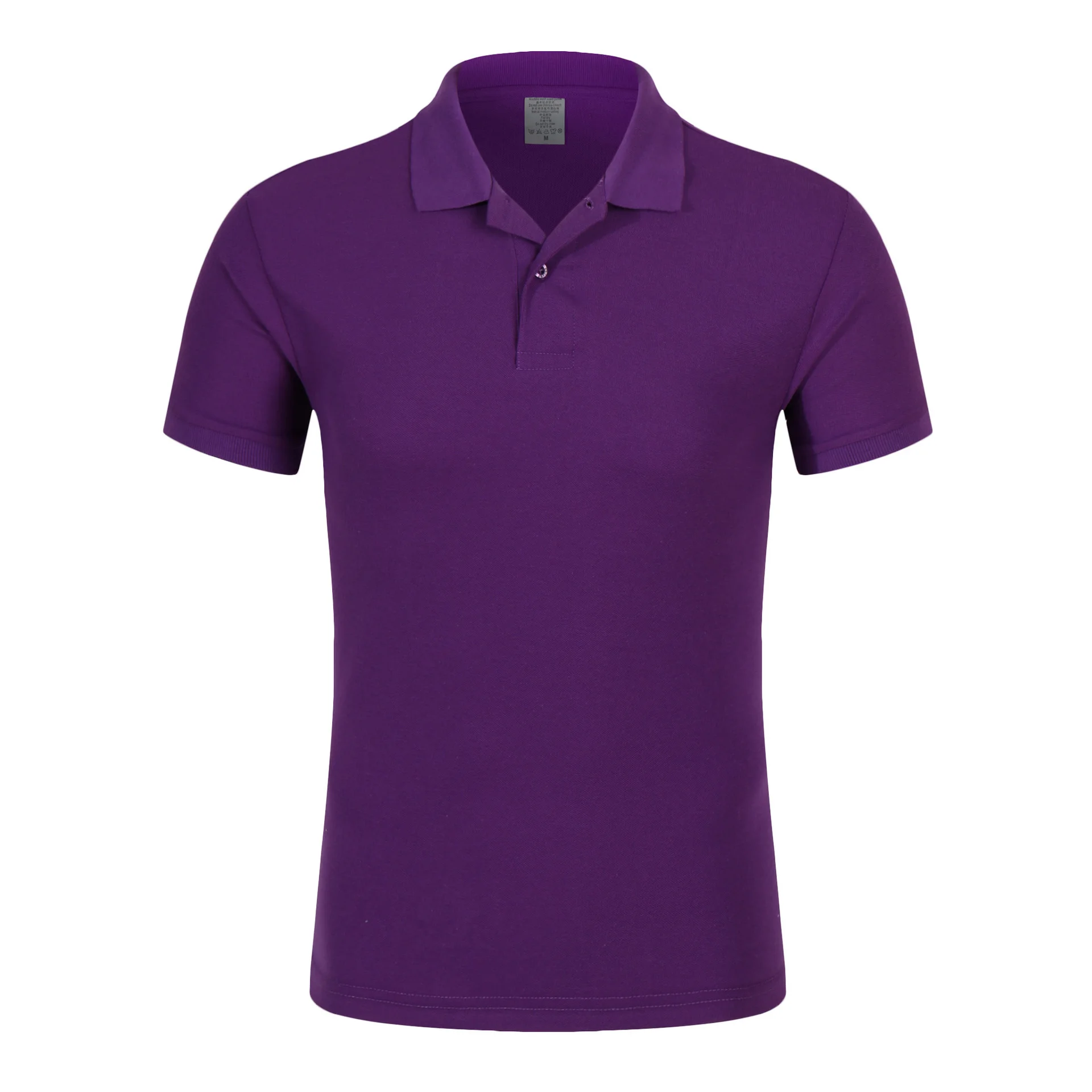 The factory wholesales and retails high quality 100% cotton multi-color blank T-shirt custom LOGO embroidered printed plain polo
