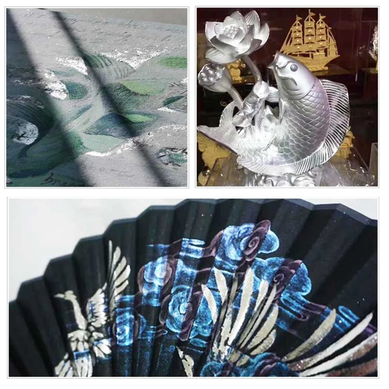 11*11cm pure silver transfer foil leaf genuine silver leaf sheets