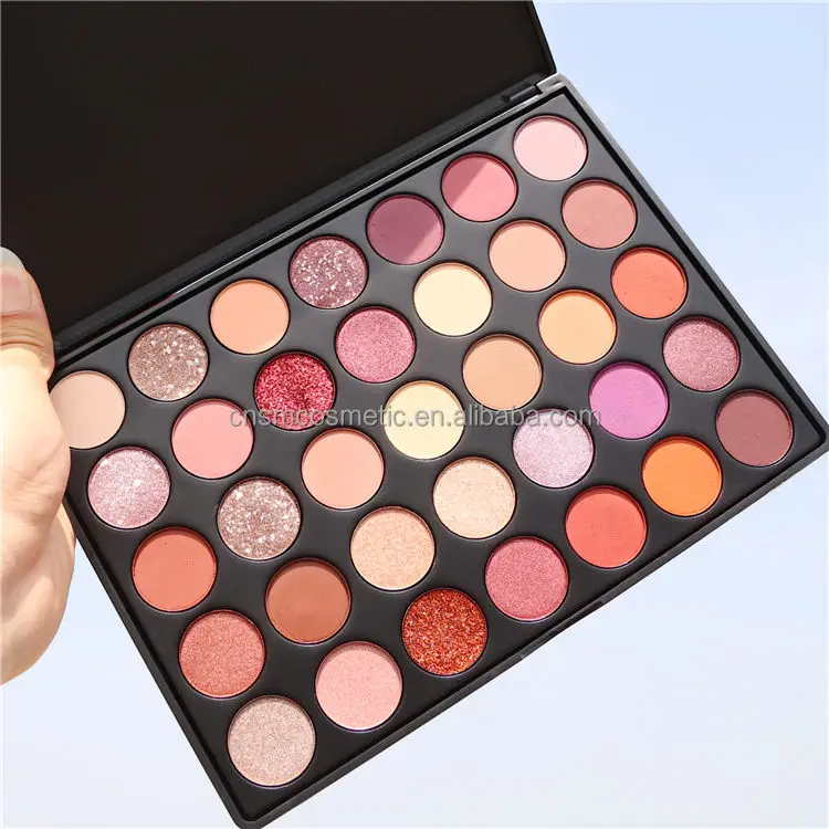 A233 talc free multichrome 100% vegan pressed eyeshadow waterproof low moq custom eyeshadow palette private label