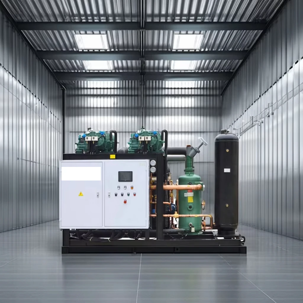 cheap price Direct Open Type Durable Screw Compressor Condensing Unit For Cold Room