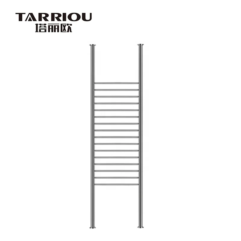 TARRIOU Floor To Ceiling Bathroom Heated Towel Ladder Freestanding