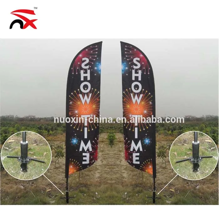 Wholesale Custom Advertising Swooper Feather Flag Banner with Pole Kit