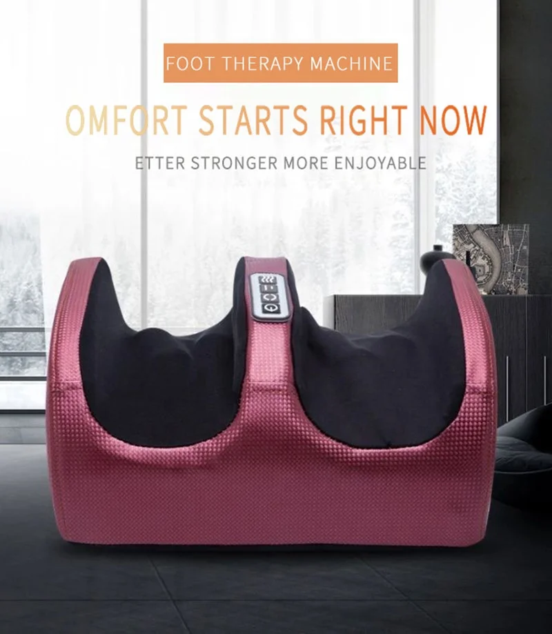 Factory Direct Sale Foot and Calf Massager Machine Heat Vibration Shiatsu Electric Foot Massager