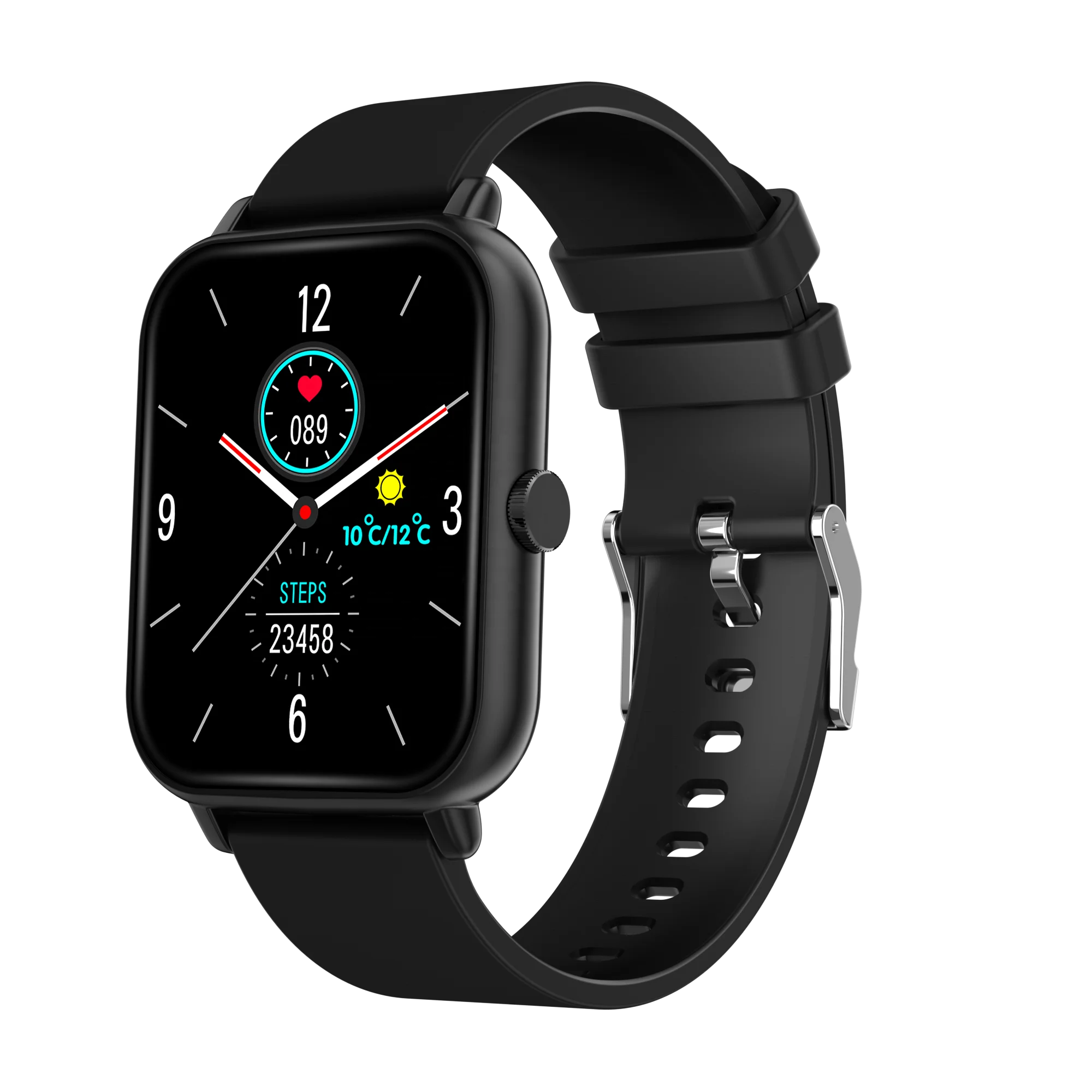 CS монитор сердечного ритма BT вызов термометр шаг фитнес-трекер музыка Play умный Браслет Reloj умные часы