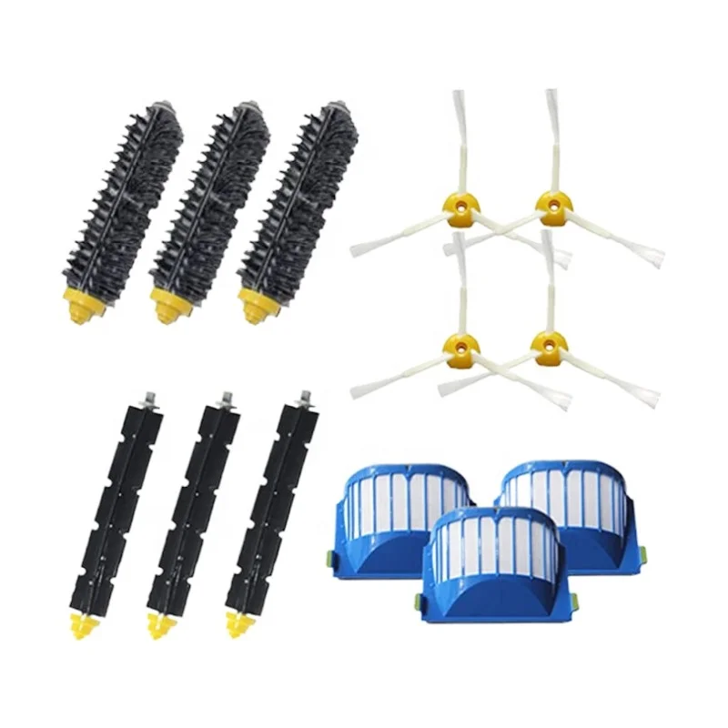 Vacuum Cleaner Parts Kit for iRobots Roombas 600 Series Vacuum Cleaner Accessories Replacement Filter 600 610 620 650
