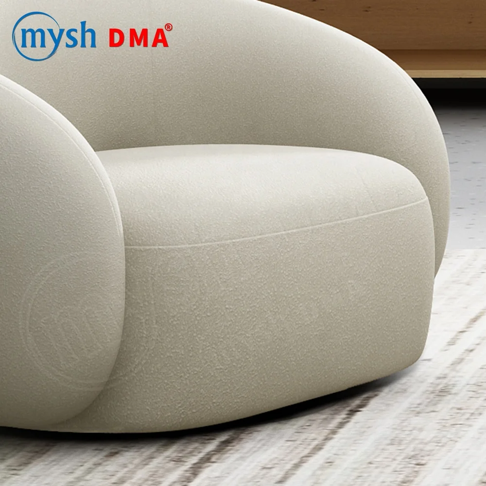 Гостиная прием специальный дизайн современный стиль модульный диван изогнутая бежевая офисная мебель стул