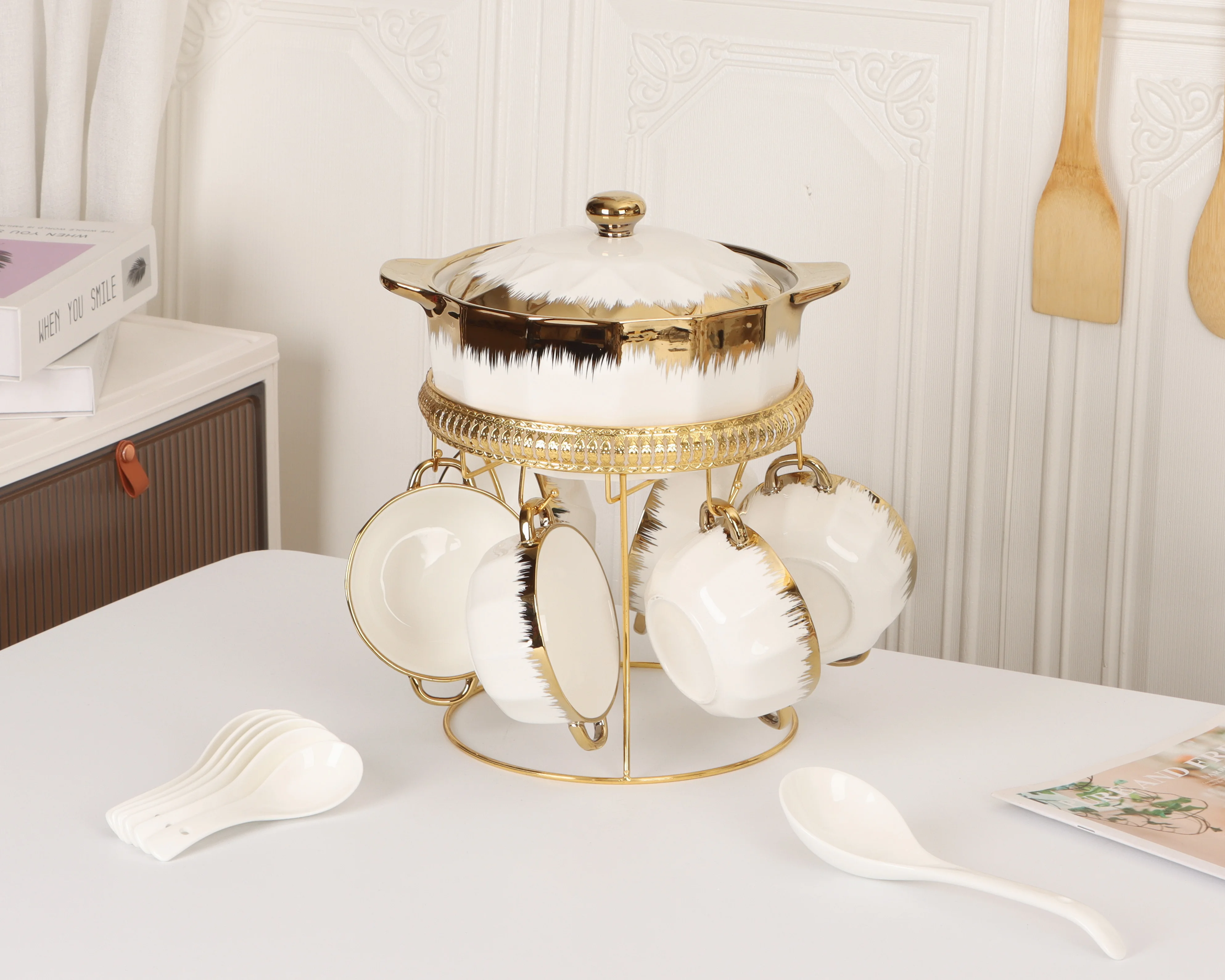2024#new arrival soup tureen set ,houseware set ,dinnerware set ,soup bowl set